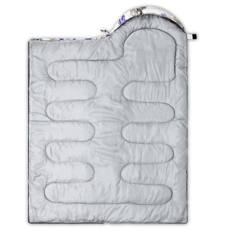 AILONEN Cute Bunny Camping Sleeping Bag for Adults Kids,Warm &