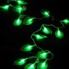 Green Leaf String Lights,33Ft/10M 100LEDs Battery Operated Green Leaf Fairy