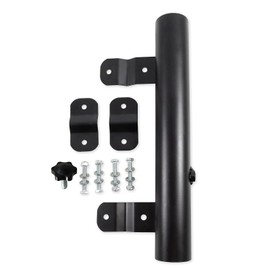 Upgrade Your RV with a Heavy-Duty Ladder Flagpole Holder – Compatible with 1" RV Ladders (Black). Durable, Secure & Easy to Install for Displaying Your Favorite Flags on The Go! (Black)