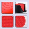 Amooca Silicone Coasters 8 Pack with Holder Anti-Slip Non-Stick Drink