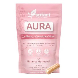 Aura Fórmula Botánica Femenina Con Maca Y Vitex 90 Cápsulas Sin Sabor