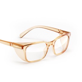 Stoggles Rectangle Z87.1 Certified Polycarbonate Safety Glasses, Scratch & Shatter-Proof, Blue-Light & UV Blocking Lens, Top & Side Shields, Anti-Fog Dip Coated, Durable, Protective & Stylish Eyewear