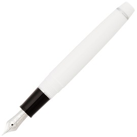 Sailor Fountain Pen, Professional Gear Slim Silver White Fine Point 11-1222-210