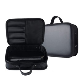 goldwheat - portafolios para cortapelos de peluquería para artículos de corte de pelo, kit de aseo para barba, pequeño organizador de almacenamiento