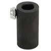9/16in‑26 Spline to 3/4in Round Smooth Steering Shaft Coupler Non