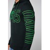 Camp David Men's Hoodie with Large Logo Design, black