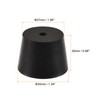 sourcing map Rubber Tapered Plug 27mm to 34mm with Hole