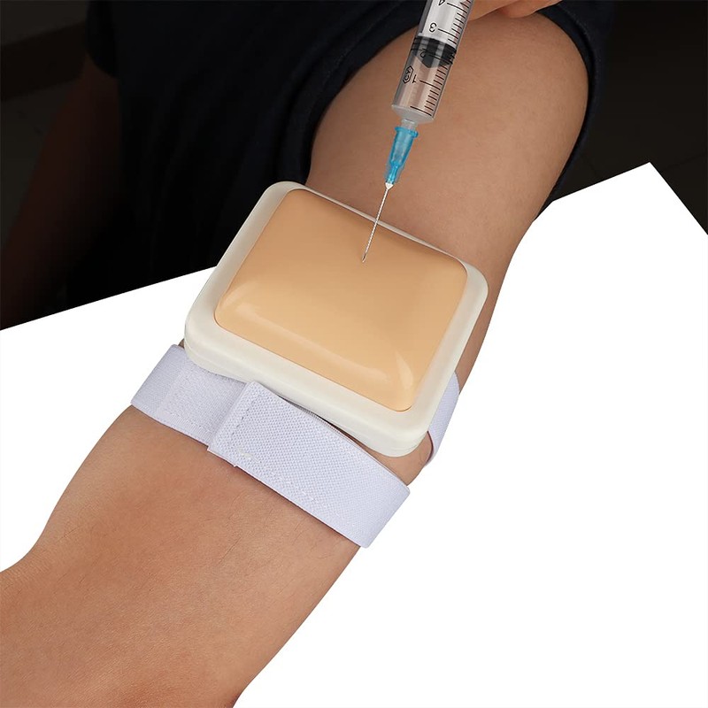 Injection Pad-Plastic Intramuscular, Injection Training Pad for Nurse, Medical Students