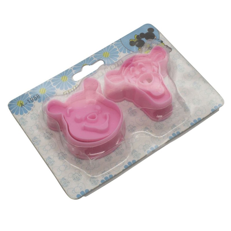 Yolli Famous Cartoon Characters Winnie & Tiger Fondant Plunger Set