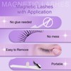 Magnetic Eyelashes Natural Look 4 Pairs Magnetic Lashes with Applicator