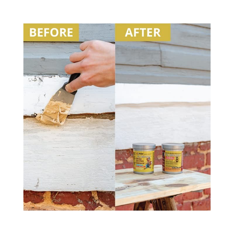 PC Products PC-Woody Wood Repair Epoxy Paste, Two-Part 96 oz