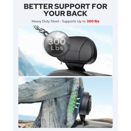 Benlari Driver Rider Backrest, Adjustable Detachable Plug-in Rider Back Rest Pad Fit for Harley Davidson Touring Street Glide Electra Glide Road Glide Road King CVO 1997-2024, Black (Black)