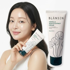 Blansen Cica Cream Trouble soothing Dipanthenol Cream Skin barrier regeneration care after mole extraction Moisturizing skin / 시카크림 트러블 진정 디판테놀 크림 점뺀후 피부장벽 재생 관리 피부 수분 보습