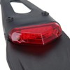 Karun Motorcycle LED Enduro Tail Lamp with Red Lens License