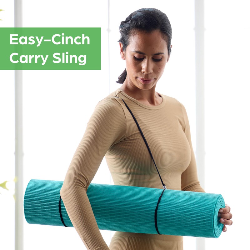 Gaiam Essentials 1/4" Thin (6mm) Yoga & Pilates, Fitness &