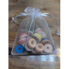 Rainbow Soy Wax Melts Rainbow Donuts 18 Count Warm Cotton Scent