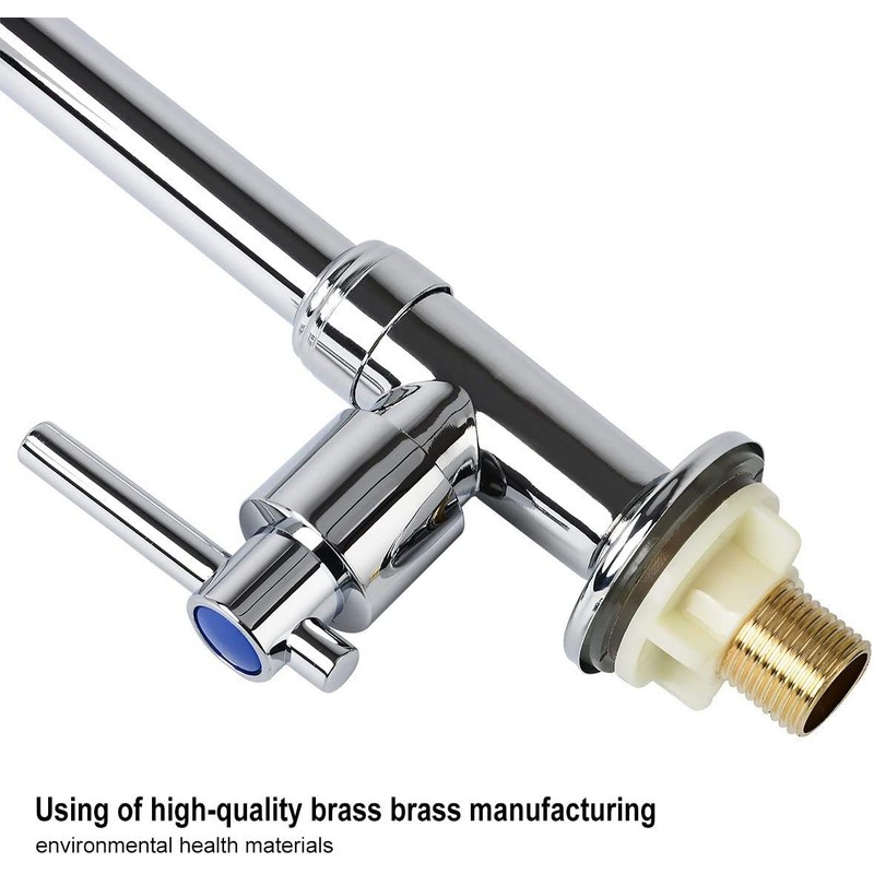 Cold Water Faucet Only, High Arc Single Handle One Hole