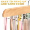 Resovo Tank Top Hanger with Premium Wood, 20 Large Capacity,
