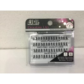 Ardell Lot 10 Ardell Duralash double Individual Eyelashes Knot Free double flare Short