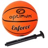 Optimum Street Basketball - Durable Korean Rubber with All-Weather Grip