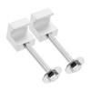 Alipis 2pcs Truck Toolbox Mounting Clamps Lightweight Type Tie Down