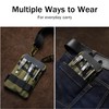 VIPERADE VE1-OW Small EDC Pocket Pouch, Waxed Canvas EDC Organiser