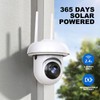 2025 PHANSATIM Security Cameras Outdoor, 1080P 355° View Outdoor Camera,