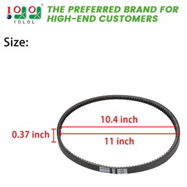 10L0L Golf Cart Starter Generator Belt for Club Car 1997-UP DS & Precedent Gas Model 101916701