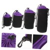 SHINEOFI 4pcs Camera Lens Bags Thickened Drawstring Storage Pouches for