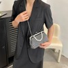 TQUXNGA Crossbody Bag, Purse, Handbag, Purse with Detachable Chain, Pearl