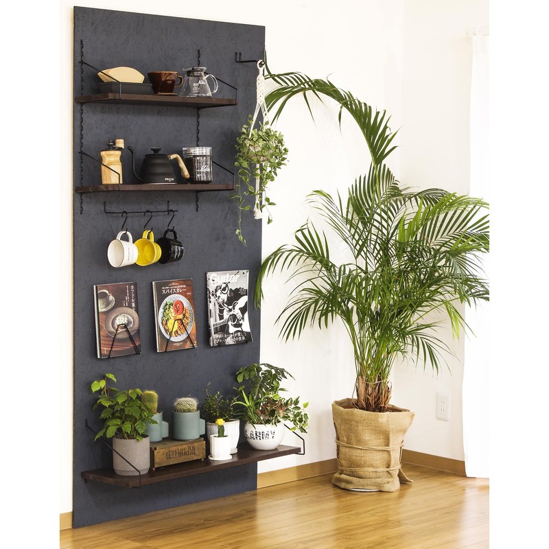 Wake Sangyo Kabette Cabette BOOK Hook Wall Storage Brass Color