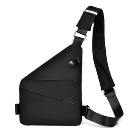 Anti-theft shoulder bag, men's shoulder bag, anti-theft bag, chest bag, anti-theft bag, security bag, travel for men and women, black