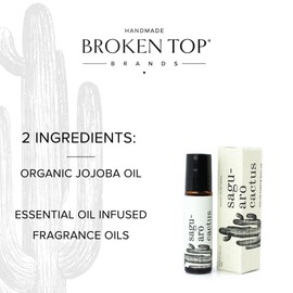BROKEN TOP - Roll On Perfume | Essential Oil Perfume | with MCT, Jojoba & Essential Oil Eau de Parfum | Natural, Vegan (Saguaro Cactus)