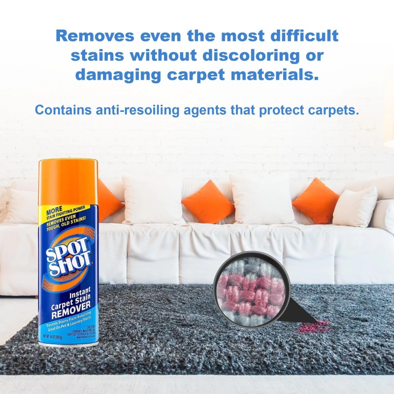 Spot Shot Instant Carpet Stain Remover 14oz Pack of 2