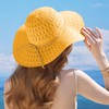 Procity Foldable Straw Hat Women's Sun Hat UV Protection Beach