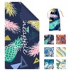 Miss Rui Microfiber Quick Dry Beach Towel, Extra Large 180x80cm