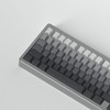 Side Printed Keycaps Grey Gradient 125 Keys Cherry Profile PBT