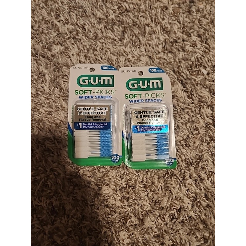 GUM Soft Dental Picks for Teeth Cleaning and Gum Health