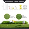 Golf Net, 10x7ft Heavy Duty Golf Practice Nets with Mat,