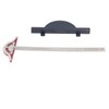 Edge Rule Protractor Aluminum Alloy T Square Woodworkers Edge Ruler