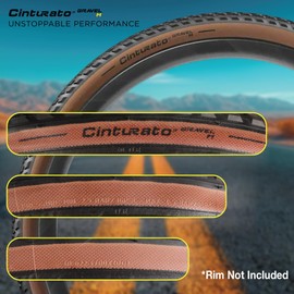 Pirelli Cinturato Gravel M TLR Classic 40-622 (700 x 40c) Road Bicycle Tire - SpeedGrip Compound, Clincher Type, Tubeless Ready Bike Tire with Keychain 700x40c
