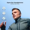 Over Ear Headphones Air Conduction, 60H Playtime, 4 Mic Call