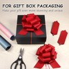Tunhad Pull Bows, Red Bows for Gift Wrapping, Gift Bows,
