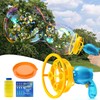 Sloosh Whale Bubble Gun with Refill Solution, Bubble Gun Machine