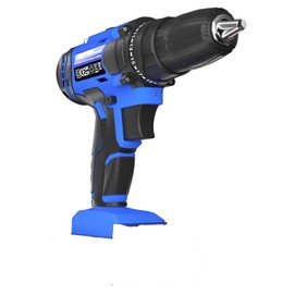 Bare Cordless Drill Set Cordless Screwdriver, 21V Electric Drill & Screwdriver with 45Nm Torque, 25+1 Torque, 0.8-10mm Drill Chuck for Drill Wall, Wood, Metal - Blue
