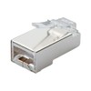LINDY 62406 Shielded RJ-45 Male Connector, 8 Pin CAT5e, Pack