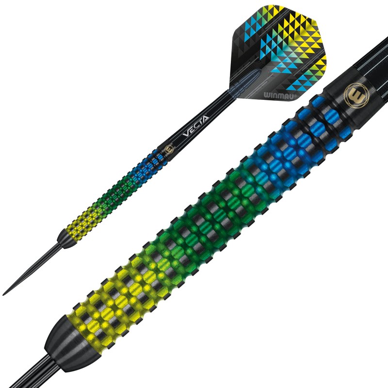 WINMAU Firestorm 28 gram Tungsten Darts Set with Flights and