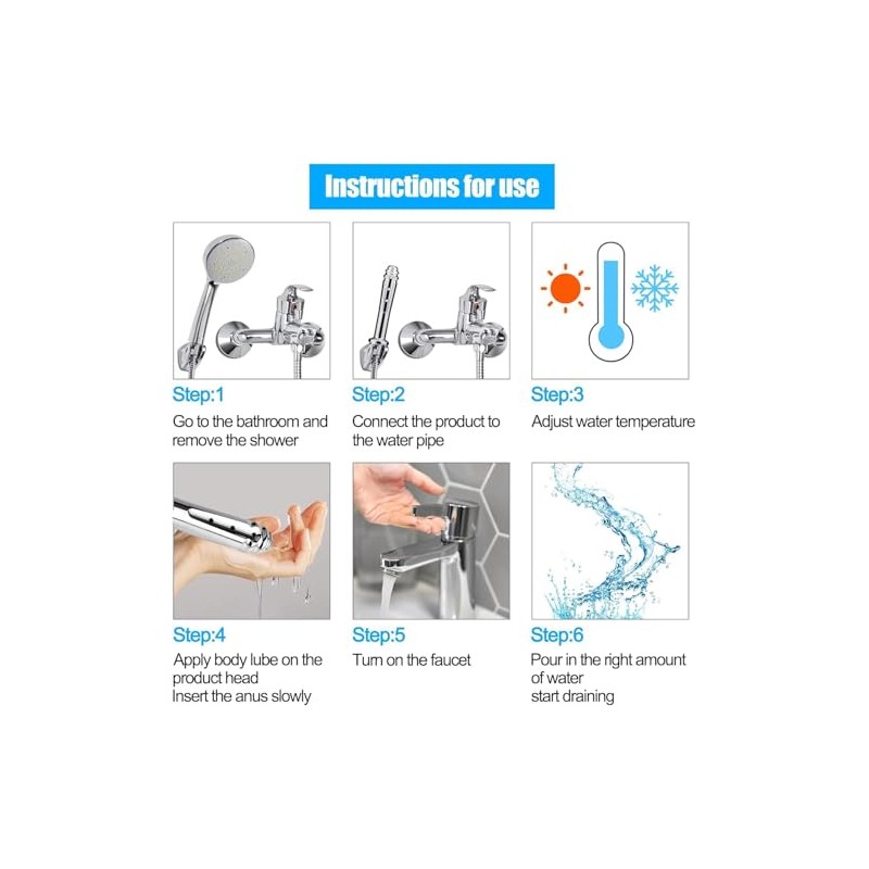 Cabezal de Ducha de Mano con Sistema de Limpieza de