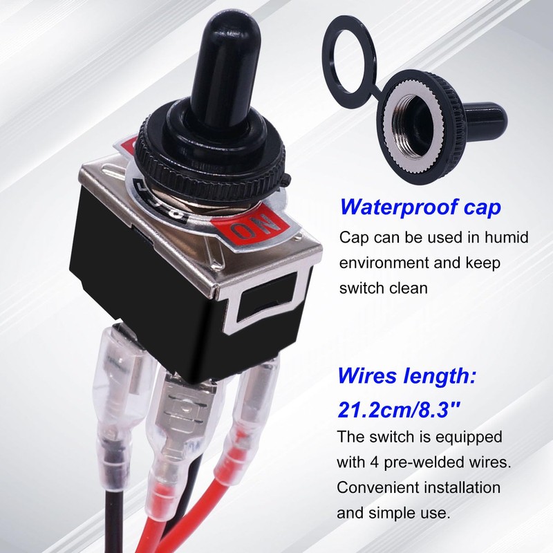 weideer Momentary Reverse Polarity Switch 12V 30A Motor Control RV