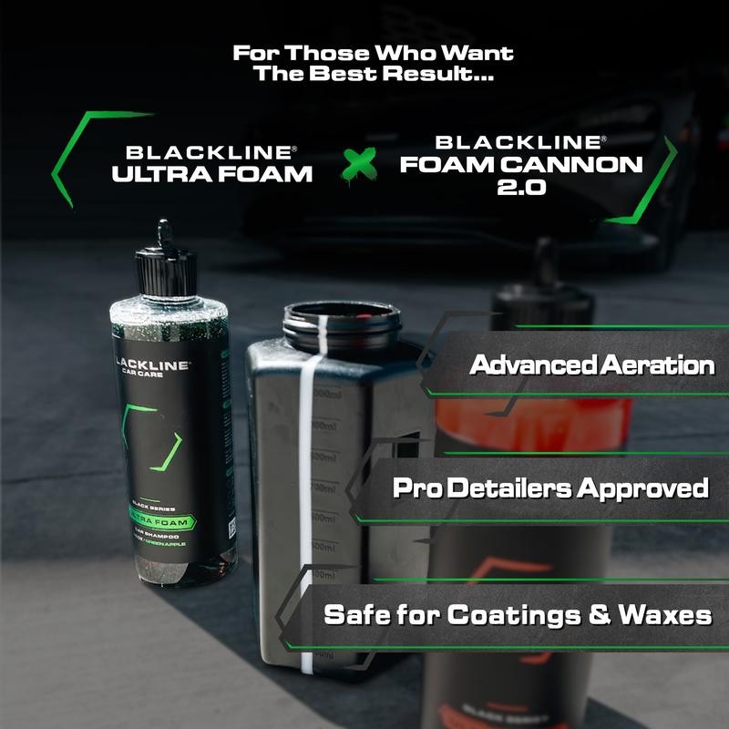 BLACKLINE® ULTRA FOAM - High-Foaming pH-Neutral Car Soap - Perfect